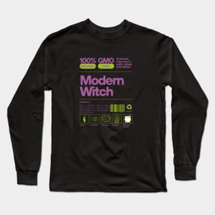 Modern Witch Nutritional Facts: Ingredients and Magical Powers Long Sleeve T-Shirt